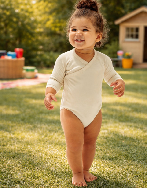 BZ60 - Babybugz - Combinaison Kimono Bodysuit bébéBZ60 - Babybugz - Body Kimono ML BébéBABYBUGZ